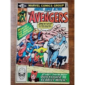 Marvel Super Action #36 1981 Marvel Comics, G/VG Comic Book X101-37